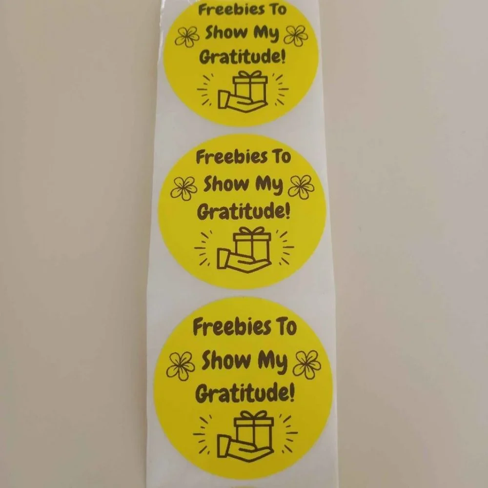 💙100 Freebies- Round Shipping Labels Thermal Packaging Stickers 2